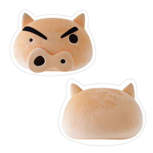 クレヨンしんちゃん ダイカットクッション ハイ！チーズ！ ぶりぶり